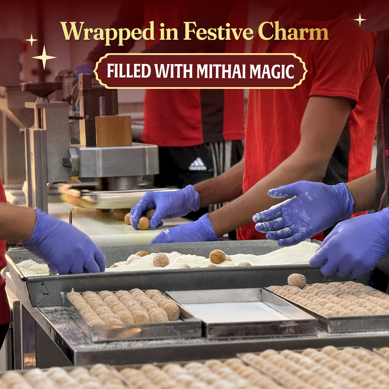 Wrapped in Festive Charm. Filled with Mithai Magic.