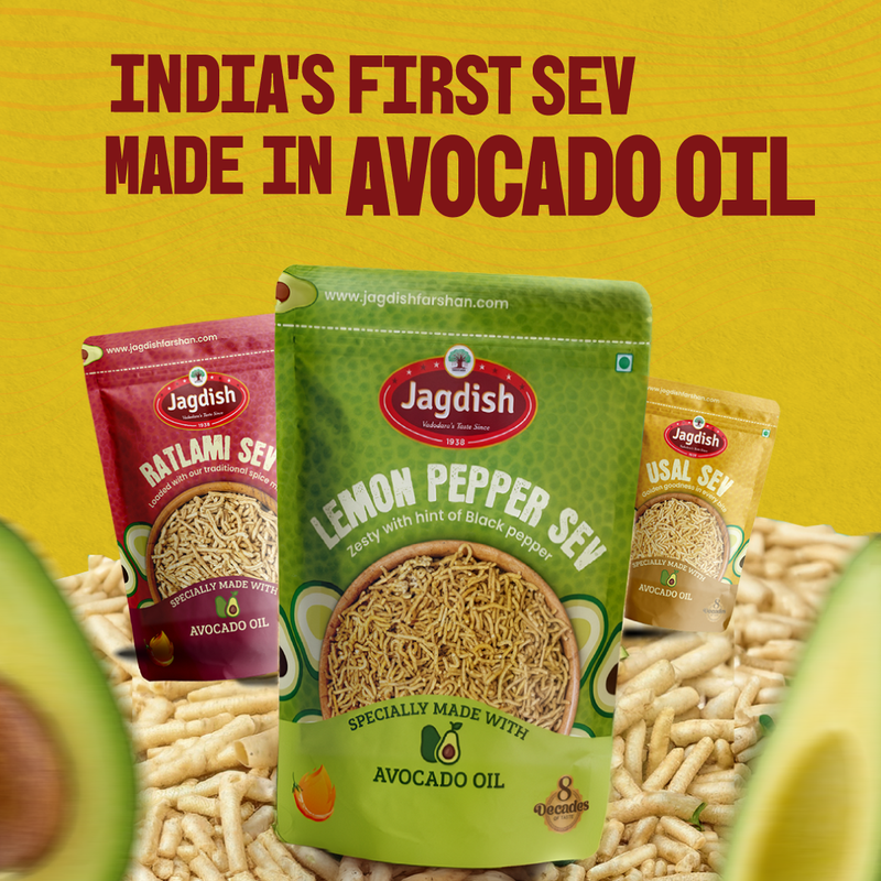 India’s First Avocado Oil Snacks by Jagdish Farshan | Premium Snacking Redefined