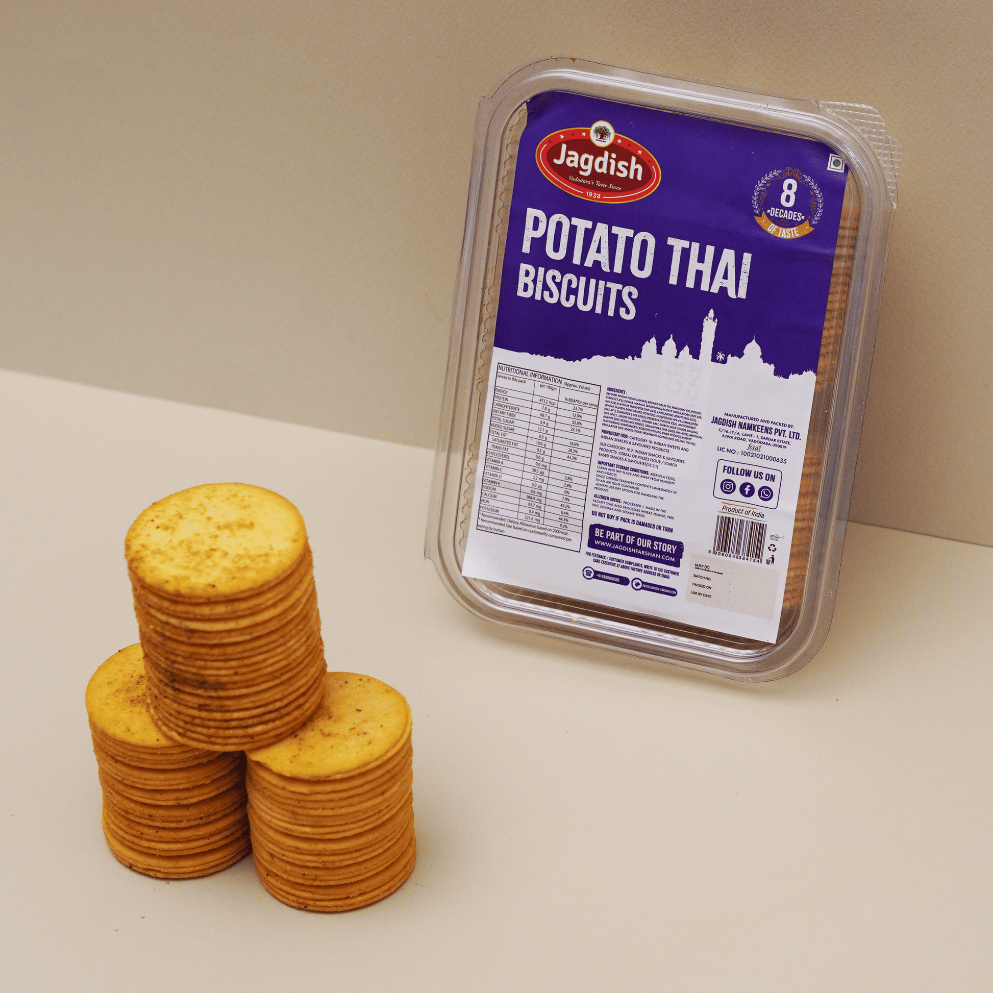 Potato Thai Biscuits