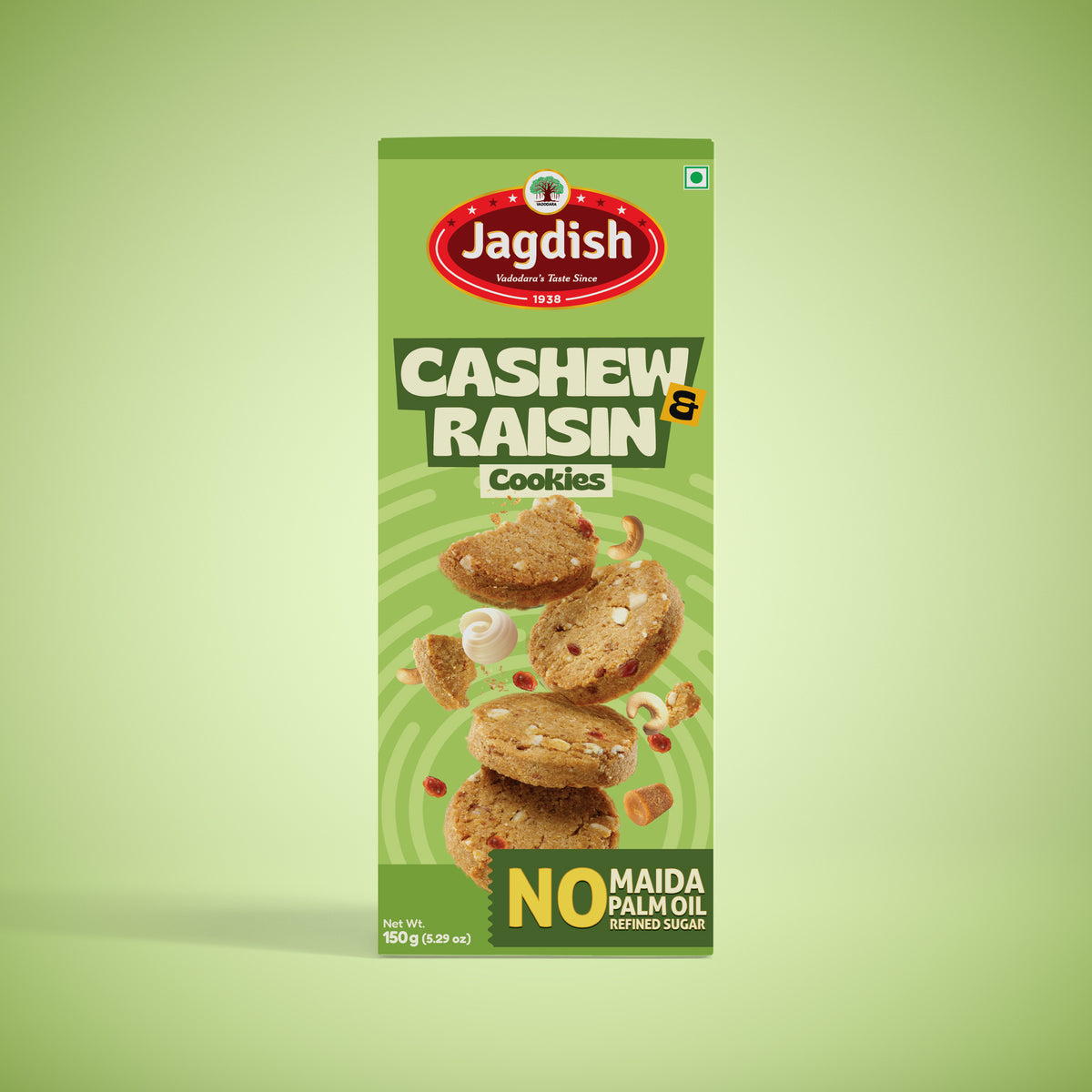 Cashew & Raisin Cookies