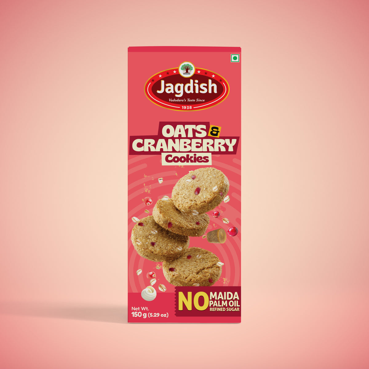 Oats & Cranberry Cookies